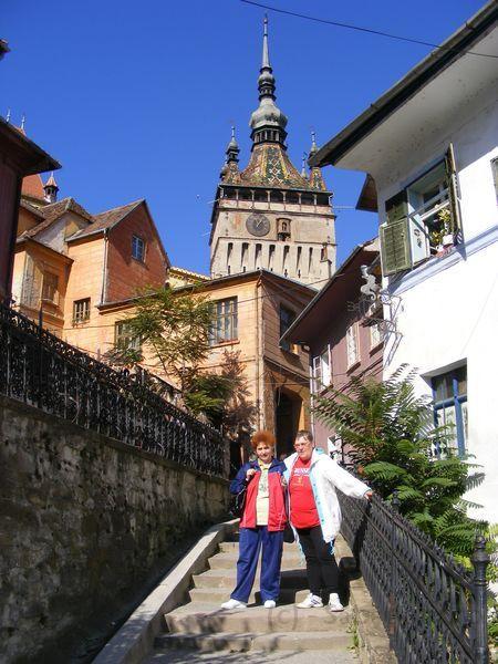 DSCDrumul urca la cetate in Sighisoara