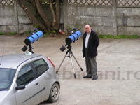 Domnul profesor Craciun Petrica si telescoapele